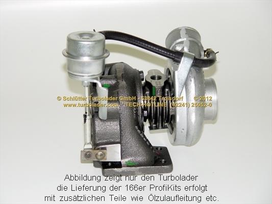 Schlütter Turbolader 166-05020 - Компресор, наддув autocars.com.ua