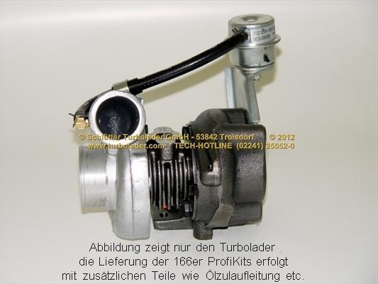 Schlütter Turbolader 166-05020 - Компресор, наддув autocars.com.ua