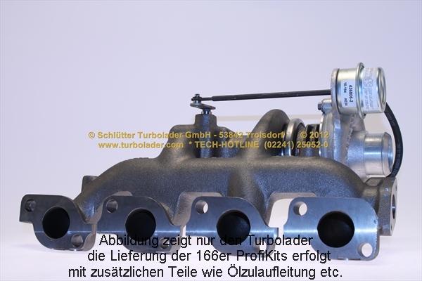 Schlütter Turbolader 166-05110 - Компресор, наддув autocars.com.ua