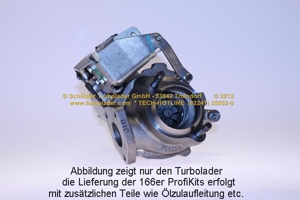 Schlütter Turbolader 166-05201EOL - Компресор, наддув autocars.com.ua