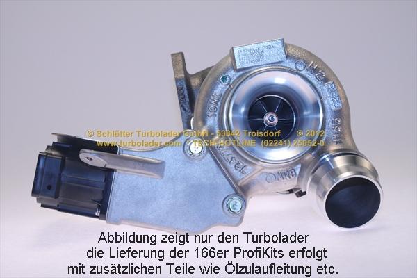 Schlütter Turbolader 166-05225EOL - Компресор, наддув autocars.com.ua