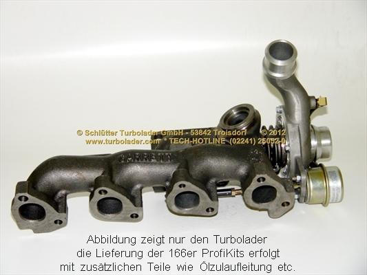 Schlütter Turbolader 166-07010 - Компресор, наддув autocars.com.ua