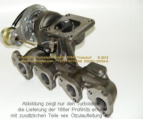 Schlütter Turbolader 166-07010 - Компресор, наддув autocars.com.ua