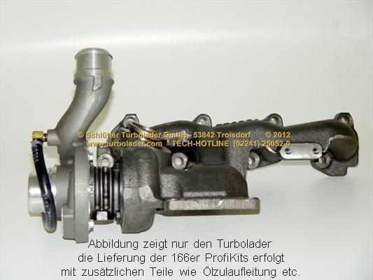 Schlütter Turbolader 166-07010 - Компресор, наддув autocars.com.ua