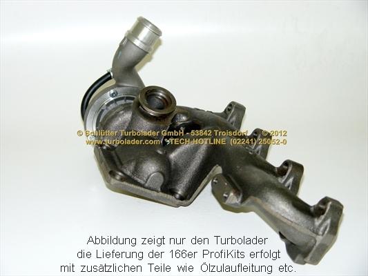 Schlütter Turbolader 166-07010 - Компресор, наддув autocars.com.ua