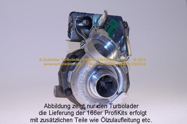 Schlütter Turbolader 166-07055 - Компресор, наддув autocars.com.ua