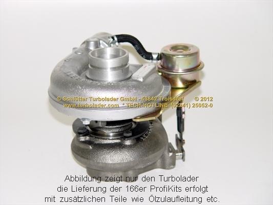 Schlütter Turbolader 166-09081 - Компресор, наддув autocars.com.ua