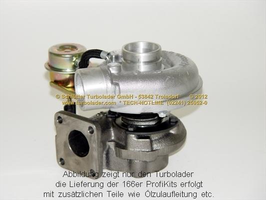 Schlütter Turbolader 166-09081 - Компресор, наддув autocars.com.ua