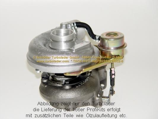 Schlütter Turbolader 166-09081 - Компресор, наддув autocars.com.ua