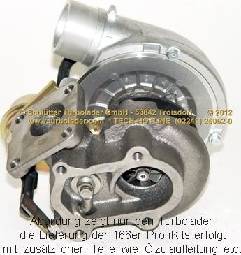 Schlütter Turbolader 166-09081 - Компресор, наддув autocars.com.ua