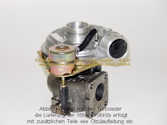 Schlütter Turbolader 166-09081 - Компресор, наддув autocars.com.ua