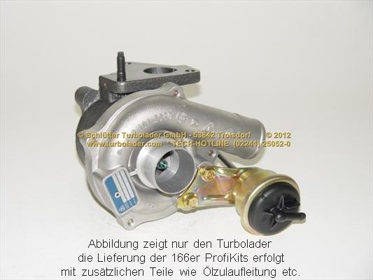 Schlütter Turbolader 166-09170 - Компресор, наддув autocars.com.ua