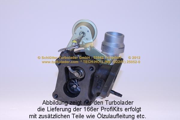 Schlütter Turbolader 166-09255 - Компресор, наддув autocars.com.ua