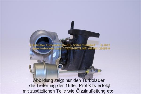 Schlütter Turbolader 166-09255 - Компресор, наддув autocars.com.ua