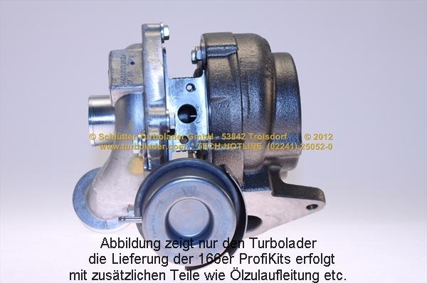 Schlütter Turbolader 166-09265EOL - Турбина, компрессор autodnr.net