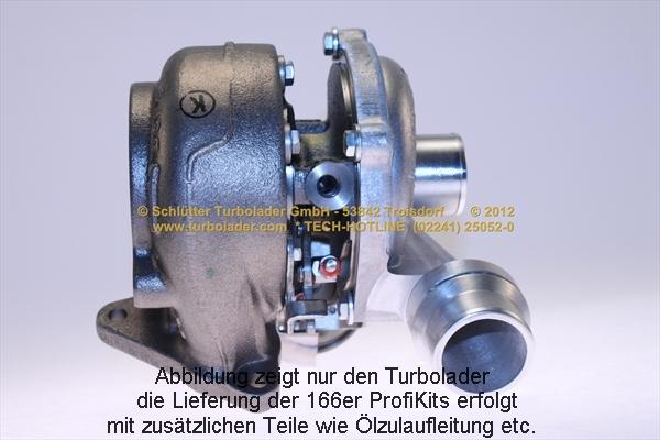 Schlütter Turbolader 166-09265EOL - Турбина, компрессор autodnr.net