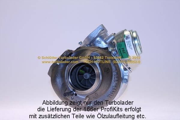 Schlütter Turbolader 166-09290 - Компресор, наддув autocars.com.ua