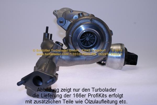 Schlütter Turbolader 166-09345 - Компресор, наддув autocars.com.ua