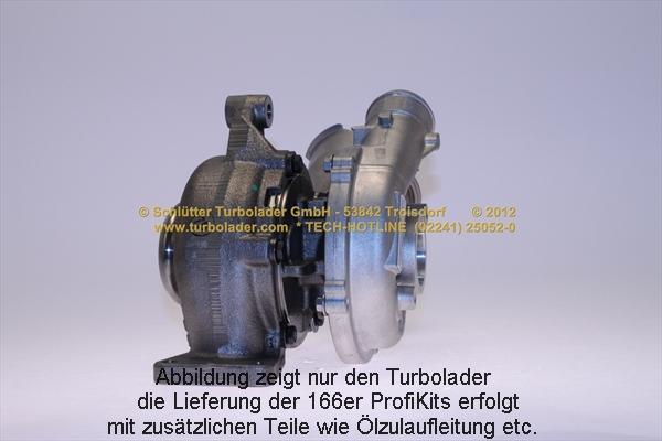 Schlütter Turbolader 166-09470 - Компресор, наддув autocars.com.ua