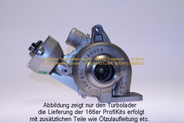 Schlütter Turbolader 166-09470 - Компресор, наддув autocars.com.ua