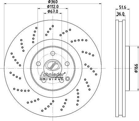 Mintex MDC2784C - Тормозной диск avtokuzovplus.com.ua