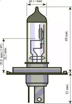 SCT-MANNOL 202167 - Лампа накаливания H4 Basic 24V 75-70W P43t autodnr.net