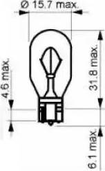 SCT-MANNOL 202402 - Лампа розжарювання, фара заднього ходу autocars.com.ua