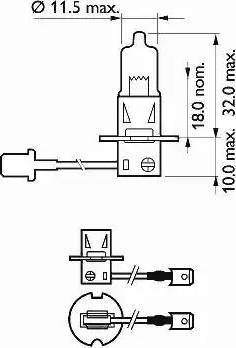 SCT-MANNOL 202020 - Лампа накаливания H3 White 12V 55W PK22s autodnr.net