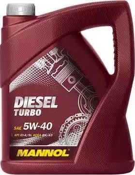 SCT-MANNOL Diesel Turbo 5W-40 - Моторне масло autocars.com.ua