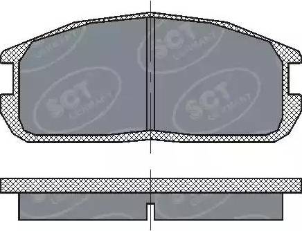 SCT-MANNOL SP 220 PR - Гальмівні колодки, дискові гальма autocars.com.ua