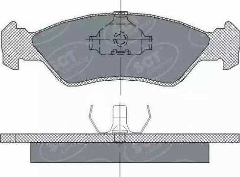 SCT-MANNOL SP 236 PR - Гальмівні колодки, дискові гальма autocars.com.ua