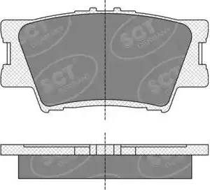 SCT-MANNOL SP 336 PR - Гальмівні колодки, дискові гальма autocars.com.ua