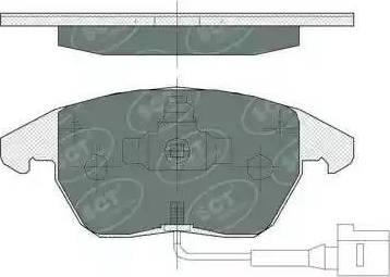 SCT-MANNOL SP 367 PR - Гальмівні колодки, дискові гальма autocars.com.ua