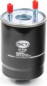 SCT-MANNOL ST 6138 - Паливний фільтр autocars.com.ua