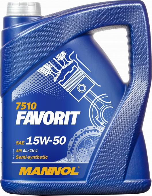 SCT-MANNOL Favorit 15W-50 - Моторное масло avtokuzovplus.com.ua