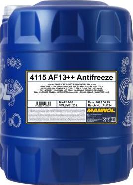 SCT-MANNOL MN4115-20 - Антифриз avtokuzovplus.com.ua