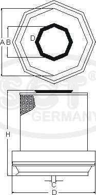 SCT-MANNOL SB 3226 - Повітряний фільтр autocars.com.ua