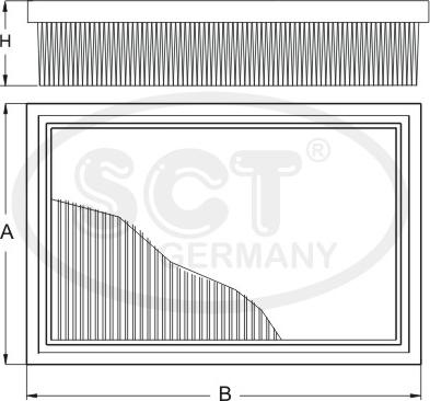 SCT-MANNOL SB 3248 - Повітряний фільтр autocars.com.ua