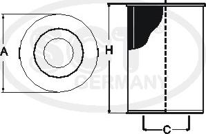 SCT-MANNOL SH 4087 P - Масляный фильтр autodnr.net