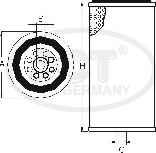 SCT-MANNOL SH 4750 - Масляний фільтр autocars.com.ua