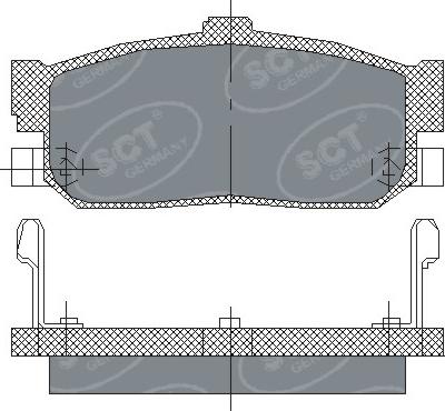 DJ Parts BP1516 - Гальмівні колодки, дискові гальма autocars.com.ua