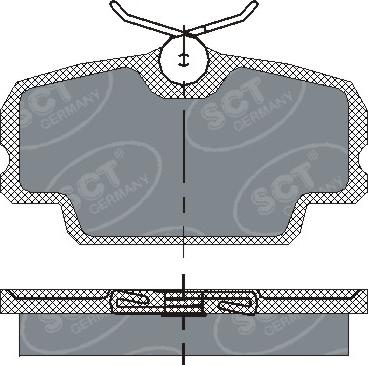 BENDIX 571559J - Гальмівні колодки, дискові гальма autocars.com.ua