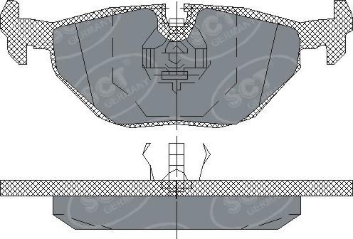 DJ Parts BP2265 - Гальмівні колодки, дискові гальма autocars.com.ua