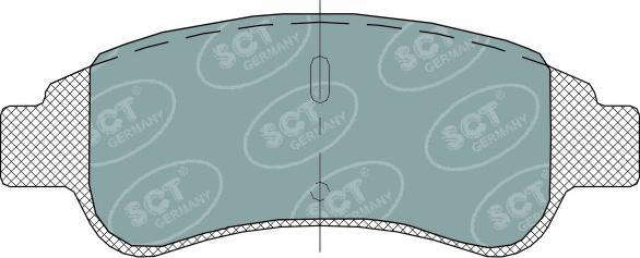 SCT-MANNOL SP 314 PR - Тормозные колодки, дисковые, комплект avtokuzovplus.com.ua