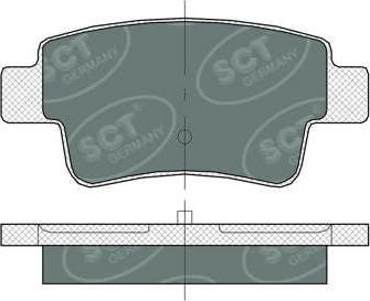 SCT-MANNOL SP 378 PR - Гальмівні колодки, дискові гальма autocars.com.ua