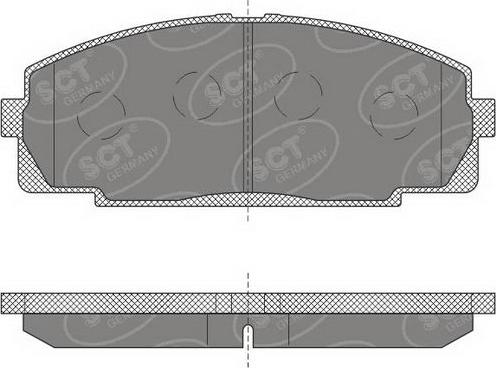 SCT-MANNOL SP 618 PR - Гальмівні колодки, дискові гальма autocars.com.ua