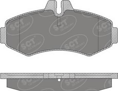 SCT-MANNOL SP 624 PR - Тормозные колодки, дисковые, комплект avtokuzovplus.com.ua