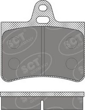 SCT-MANNOL SP 635 PR - Тормозные колодки, дисковые, комплект avtokuzovplus.com.ua