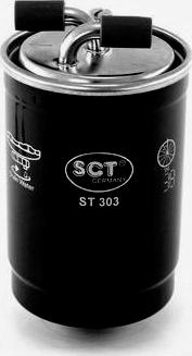 SCT-MANNOL ST 303 - Топливный фильтр avtokuzovplus.com.ua