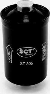 SCT-MANNOL ST 305 - Топливный фильтр GAZ VOLGA ZMZ-406 Резьба-M14-M12-FORD SIERRA-SCORPIO-GRANADA autodnr.net